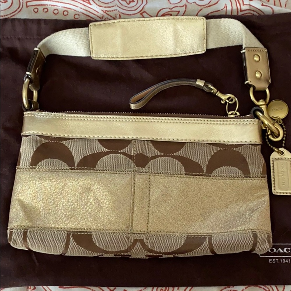Gold Coach purse